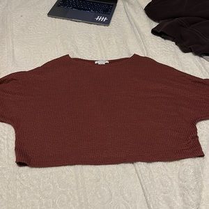 Bat Sleeve Maroon Blouse